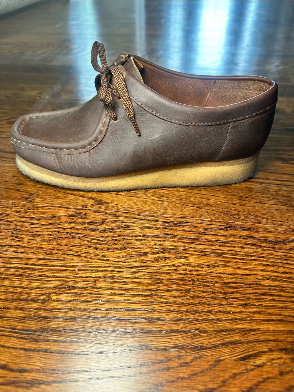Men’s Clarks Originals Wallabee Brown Leather - Picture 5 of 12